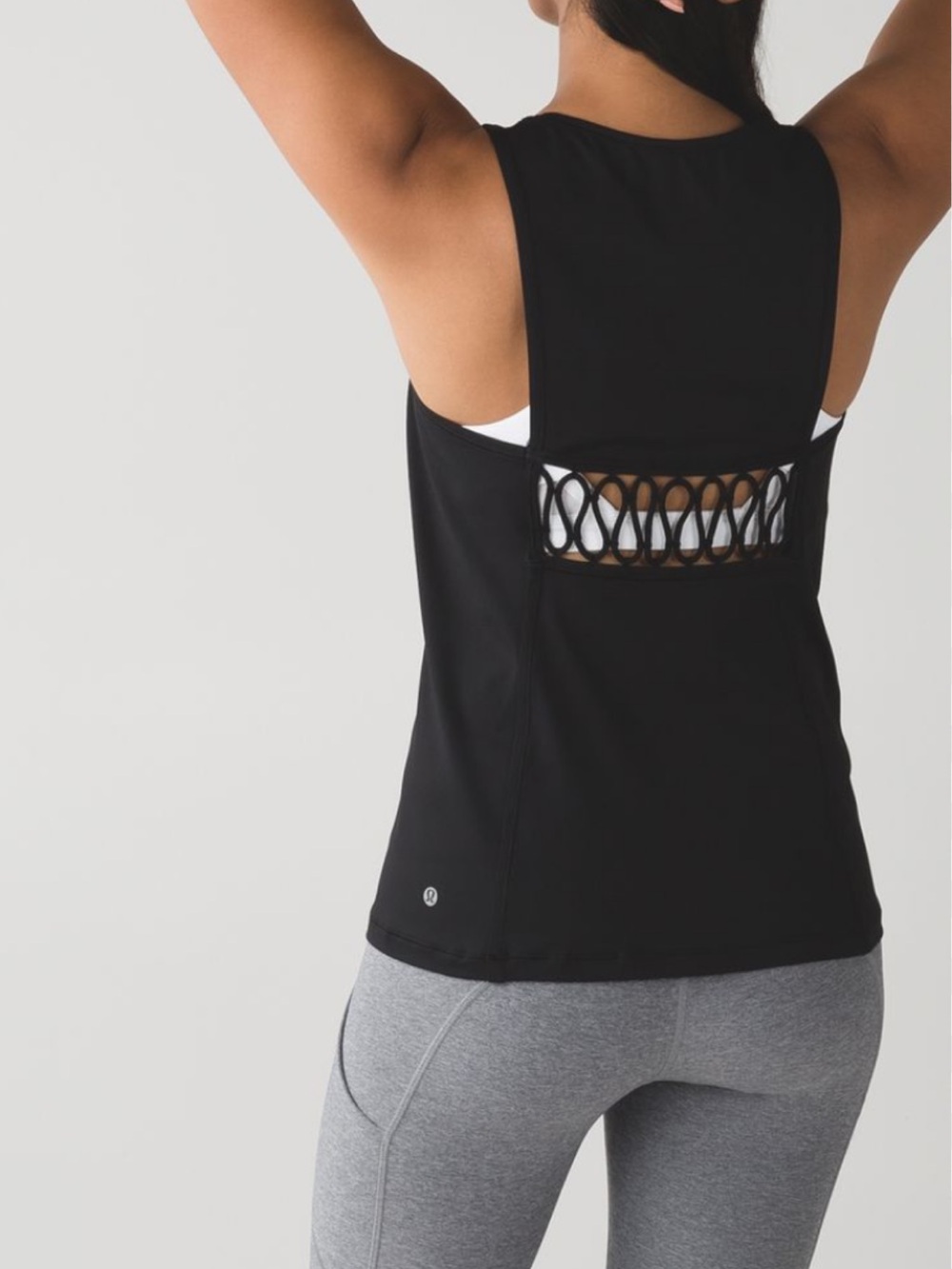 lululemon athletica Black Athletic Tank Top